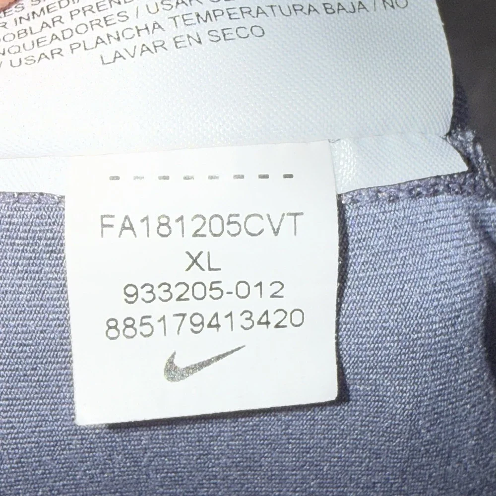 Nike‎ Dri Fit Tennis Skirt Womens Size XL Gray Built In Briefs Pickle Ball Golf